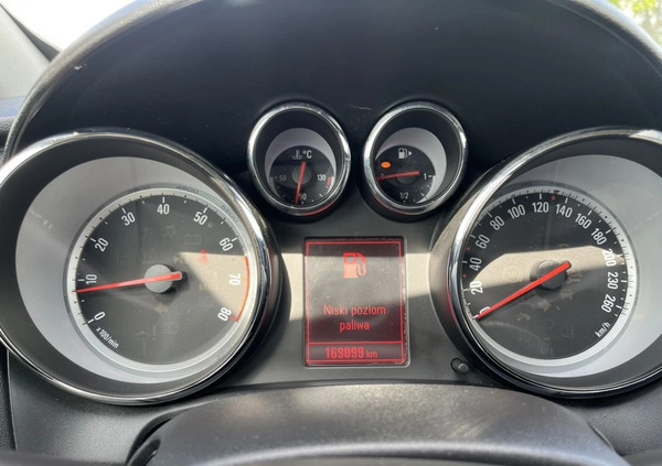 Opel Astra cena 32900 przebieg: 169000, rok produkcji 2012 z Gostyń małe 436